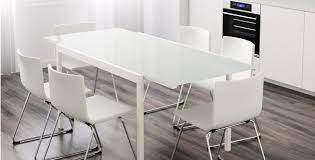 dining table set-white color-ÖVRARYD Table, bamboo, Backaryd white, 150x78 cm (59x30 3/4 